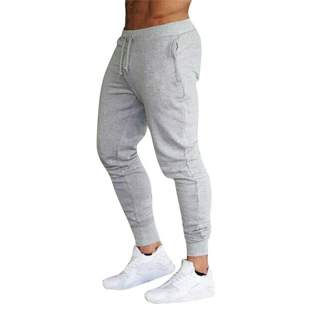 Mens Athletic Pants Closed-Bottom Slim Fit Solid Workout Fitness Jogger Casual Sweatpants Trousers Mens Athletic Pants Closed-Bottom Slim Fit Solid Workout Fitness Jogger Casual Sweatpants Trousers